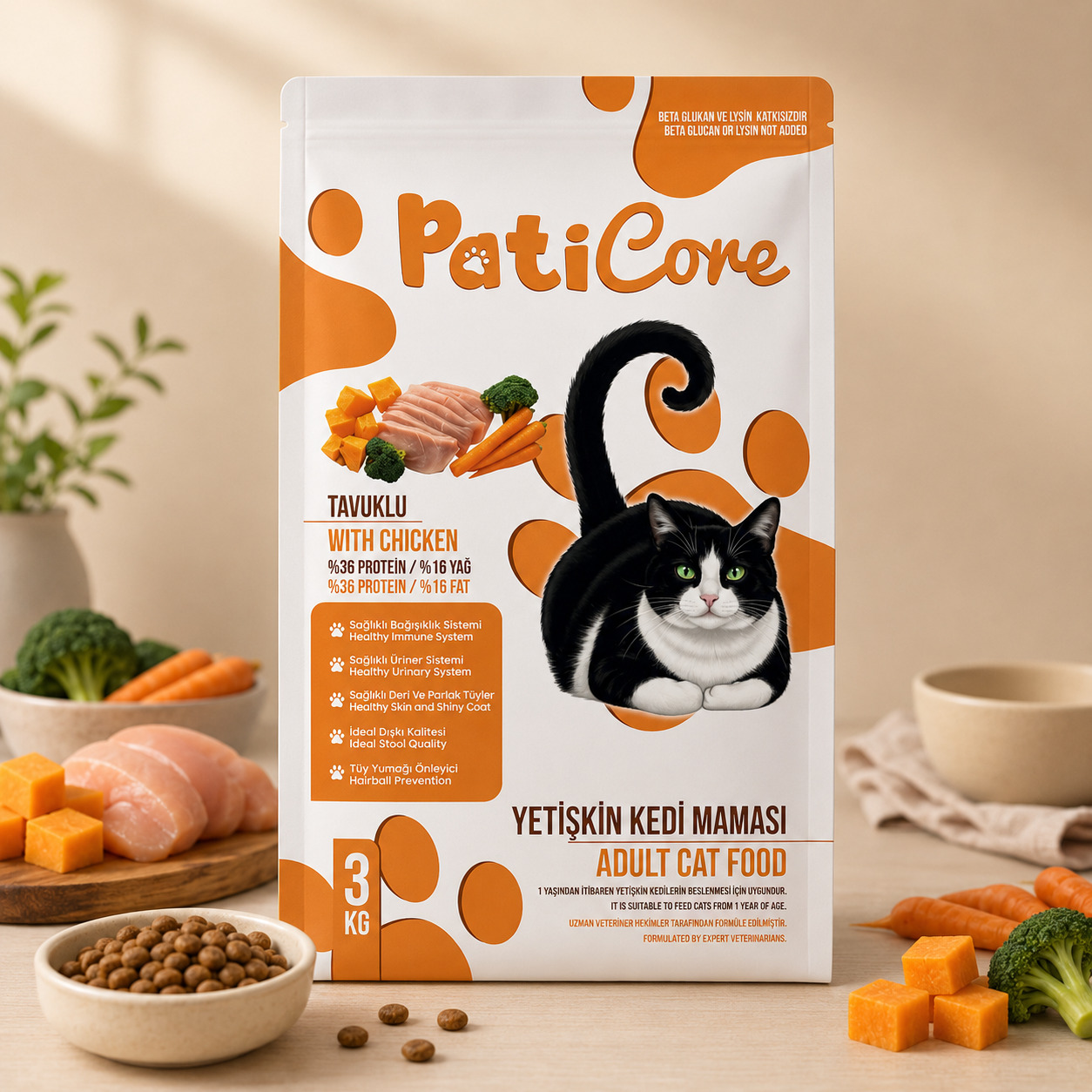 Yetişkin Kedi Maması - Tavuklu